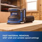 Kreg 20V Ionic Drive&trade; 5" Random Orbit Sander Kit, , hi-res