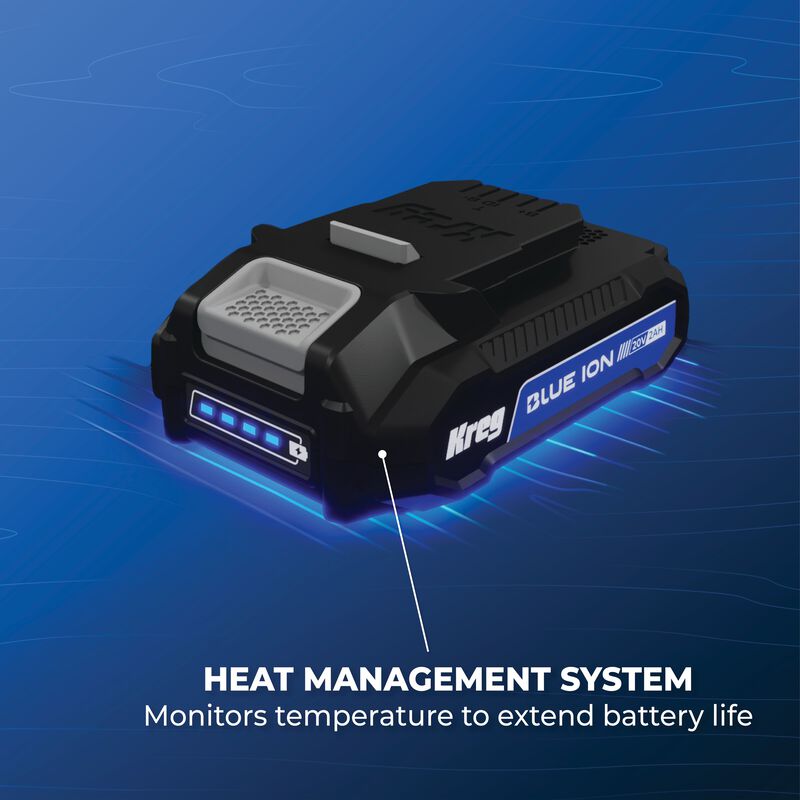 Kreg 20V Blue Ion™ 2.0Ah Battery Pack, , hi-res