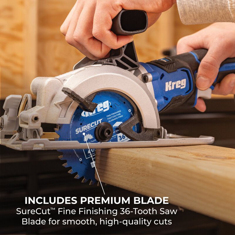 Kreg Rip-Cut&trade; + Ionic Drive&trade; 4 1/2" Circular Saw Project Kit, , hi-res