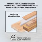 Kreg 12" SureCut™ Fine Finishing 80-Tooth Saw Blade, , hi-res