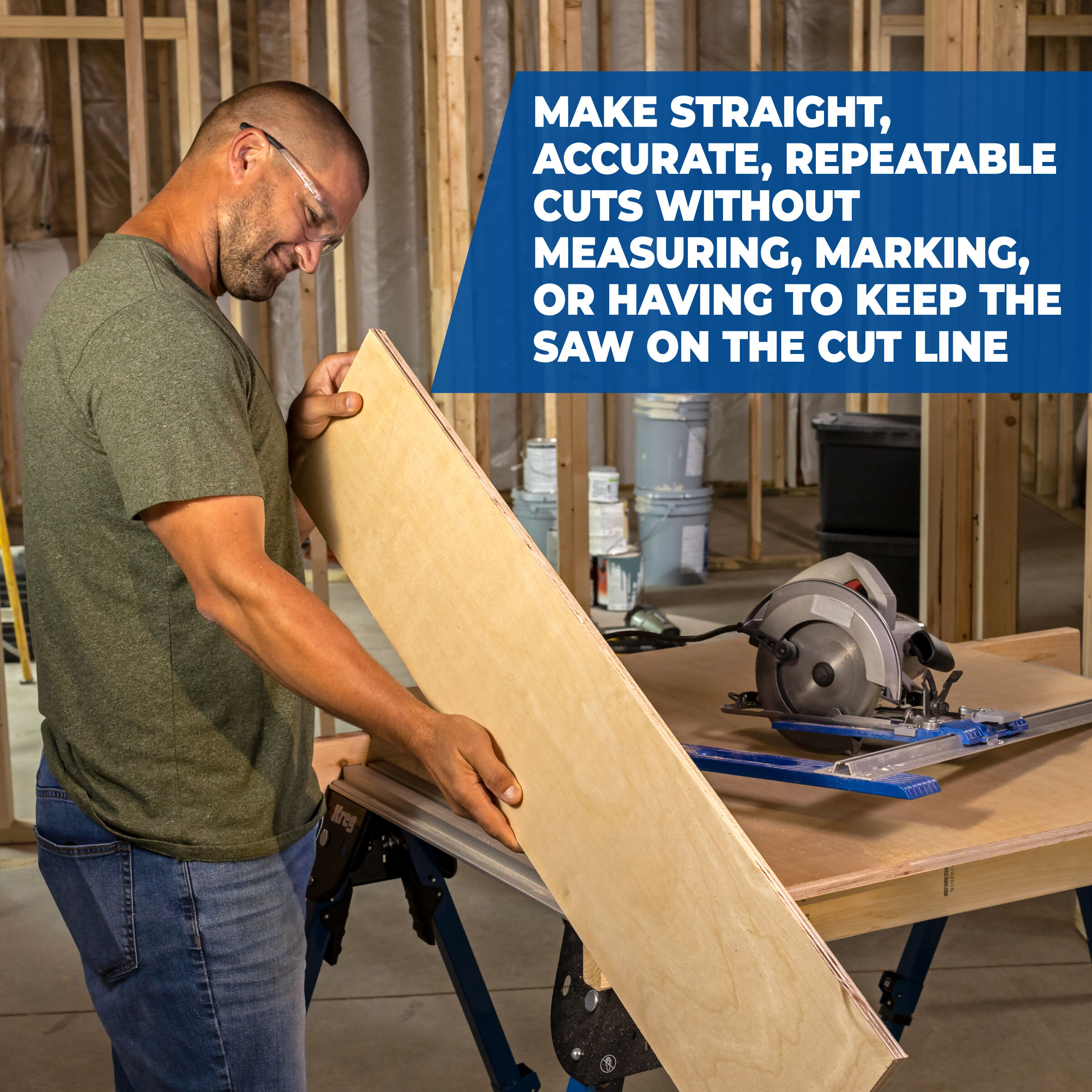 kiriページ Kreg Rip-Cut™ Circular Saw Guide | KregTool.com Official Store