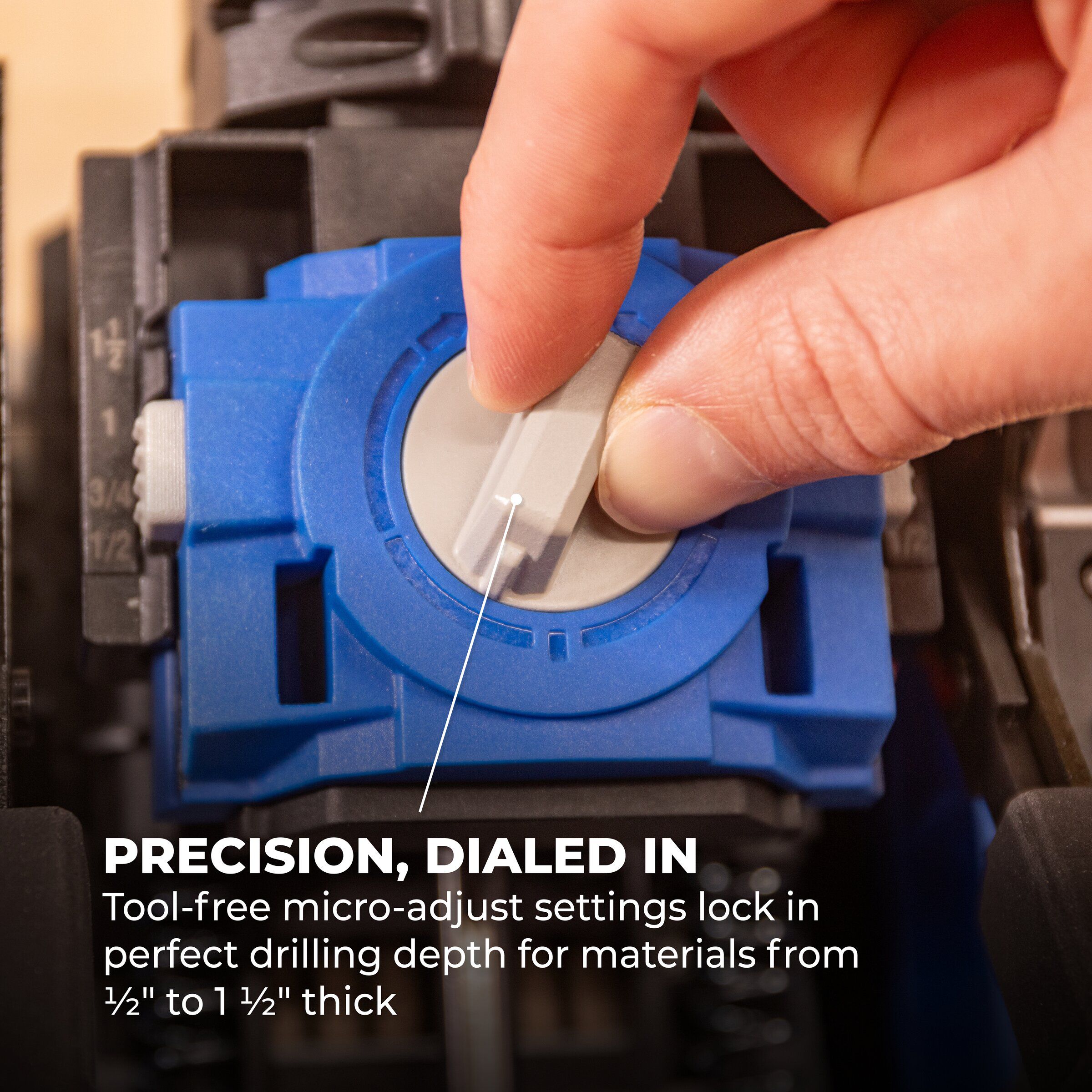 Kreg Rebel Pocket-Hole Joiner Kit - 20V Cordless Joinery Tool