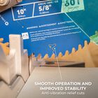 Kreg 10" SureCut&trade; Fine Finishing 60-Tooth Saw Blade, , hi-res