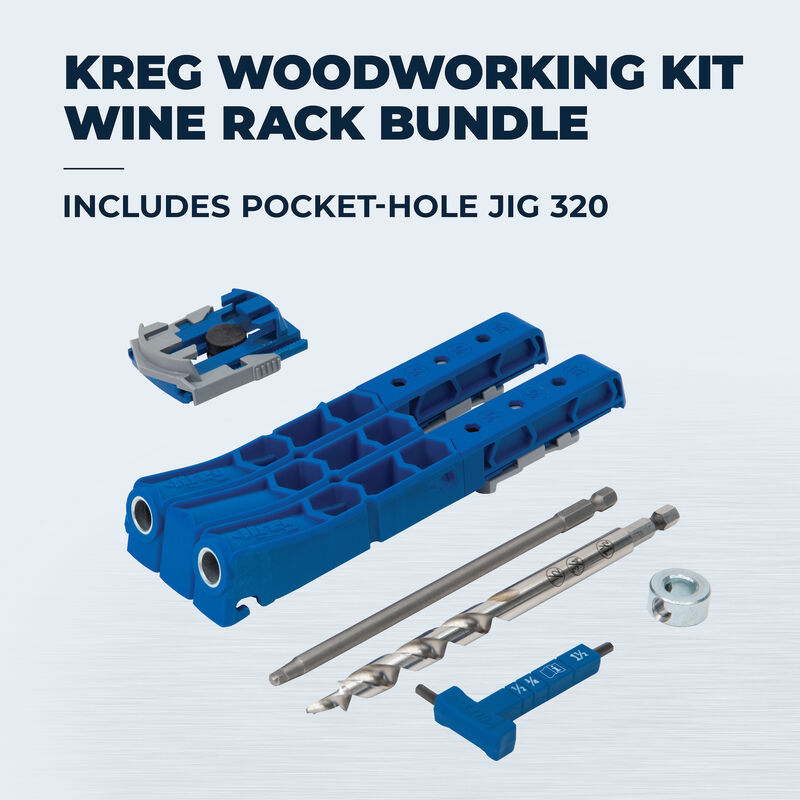 Woodworking Kit - Wine Rack Bundle, , hi-res