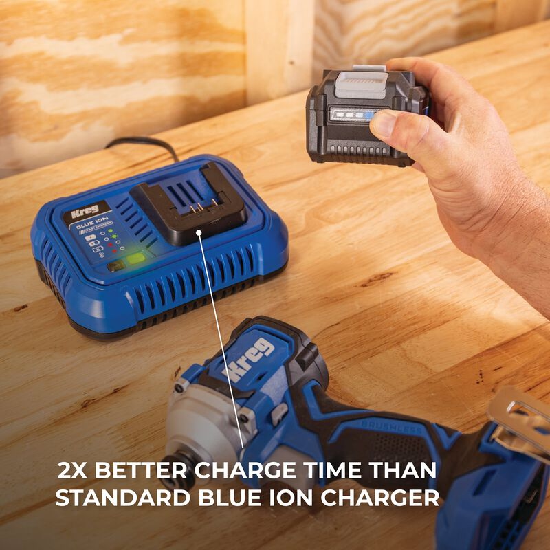 Kreg 20V BlueIon™ Fast Charger, , hi-res