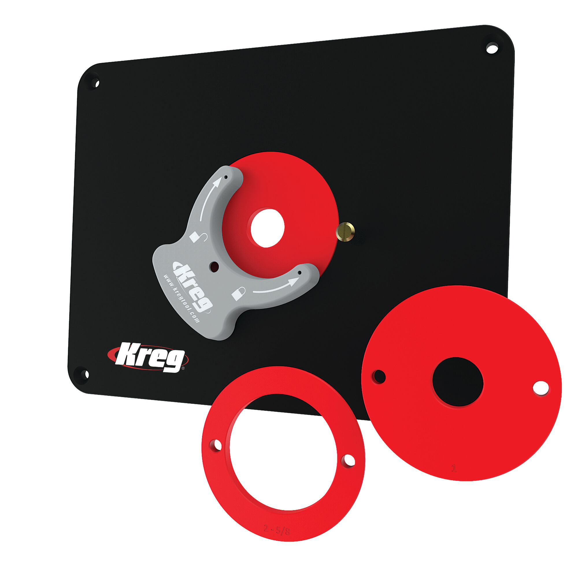 Precision Router Table Insert Plate Predrilled For Porter Cable Bosch Kreg Tool