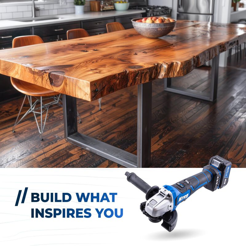 Kreg 20V Ionic Drive&trade; 4 1/2" - 5" Angle Grinder Kit, , hi-res