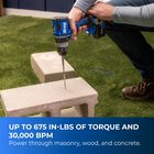 Kreg 20V Ionic Drive&trade; 1/2" Compact Hammer Drill Kit, , hi-res