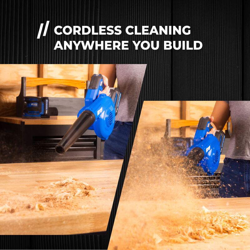 Kreg 20V Ionic Drive&trade; Shop Blower Kit, , hi-res