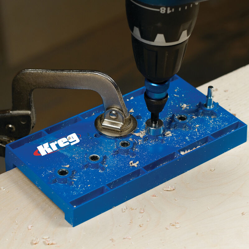 Shelf Pin Jig with 1/4" Bit, , hi-res