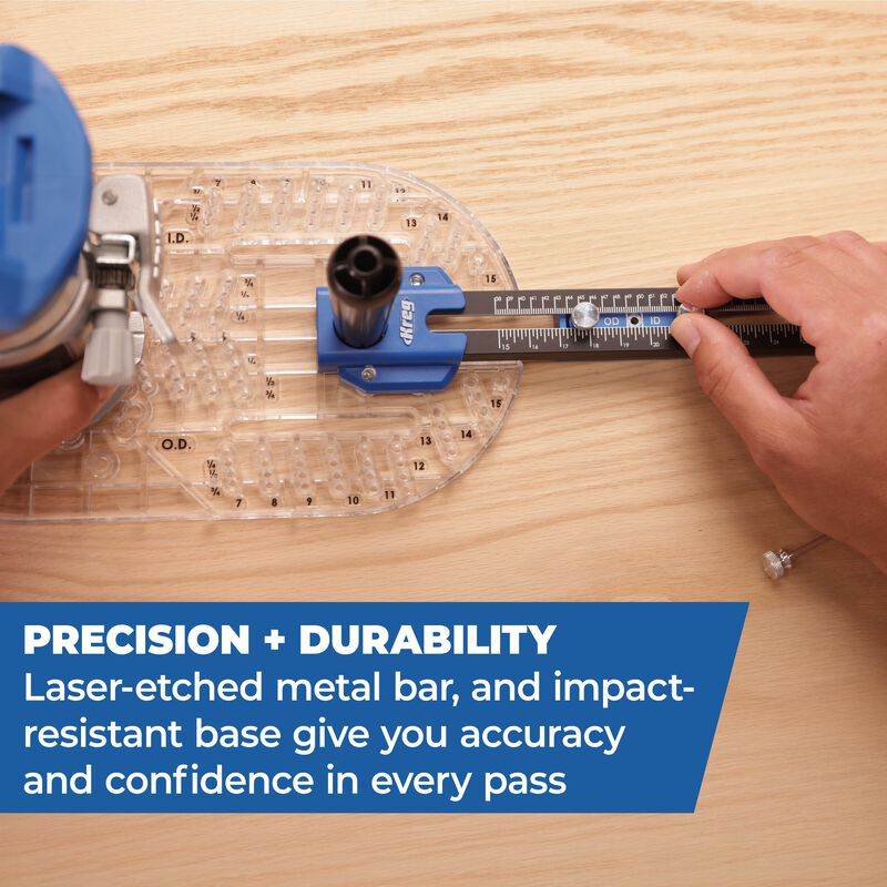 Trim Router Circle Guide, , hi-res