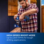 Kreg 20V Ionic Drive&trade; 1/2" High Speed Hammer Drill (Tool Only), , hi-res