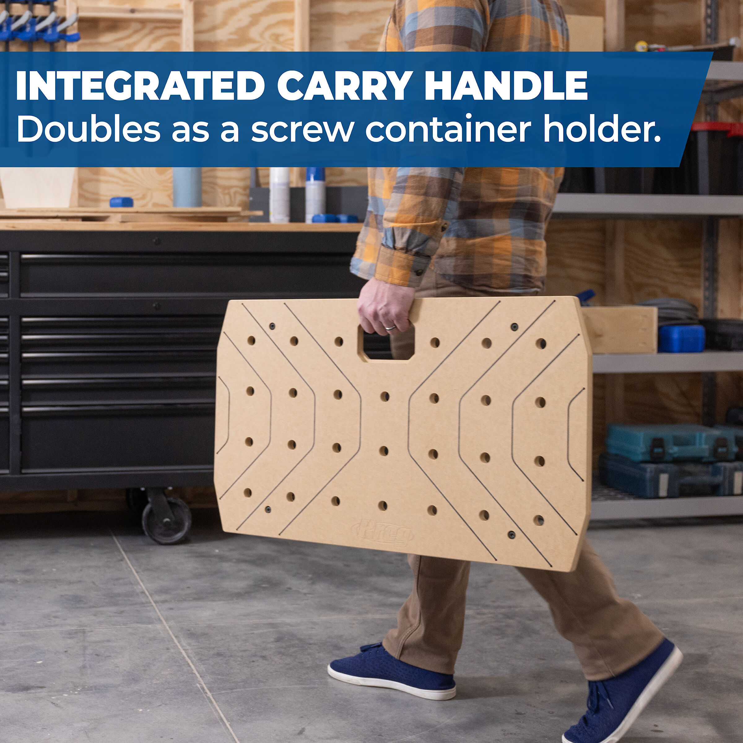 Portable Work Surface Bundle - Compact Woodworking Workspace