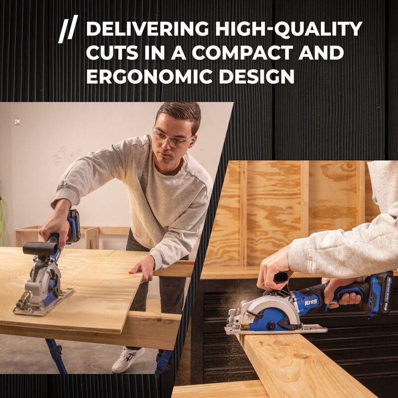 Kreg 20V Ionic Drive&trade; 4 1/2" Circular Saw Kit, , hi-res