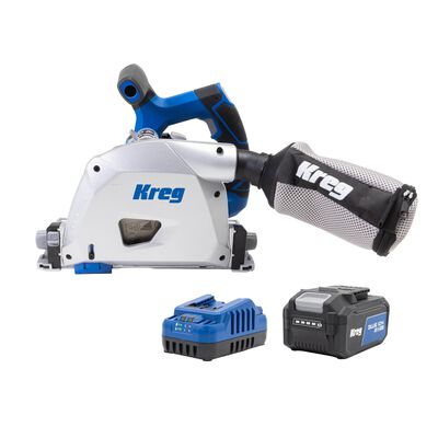 Kreg&reg; 20V Ionic Drive&trade; 6 1/2" Plunge-Cut Track Saw Kit