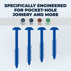 Blue-Kote™ Pocket-Hole Screws