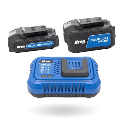 Kreg 20V Blue Ion&trade; Battery & Charger Project Bundle