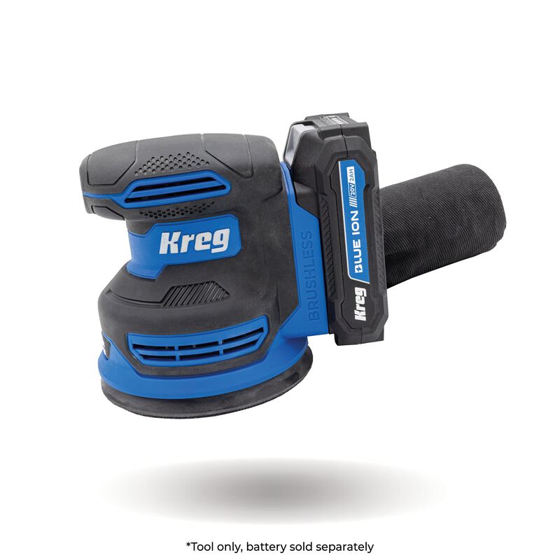 Kreg 20V Ionic Drive™ 5" Random Orbit Sander (Tool Only), , hi-res
