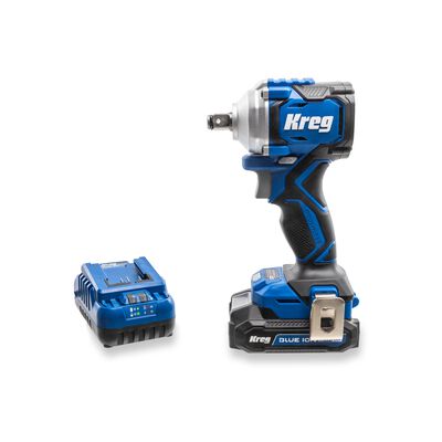 Kreg 20V Ionic Drive&trade; 1/2" Compact Impact Wrench Kit