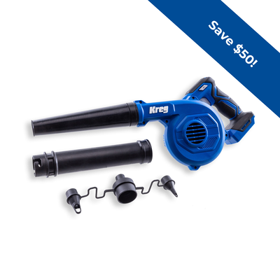 Kreg 20V Ionic Drive&trade; Shop Blower Kit