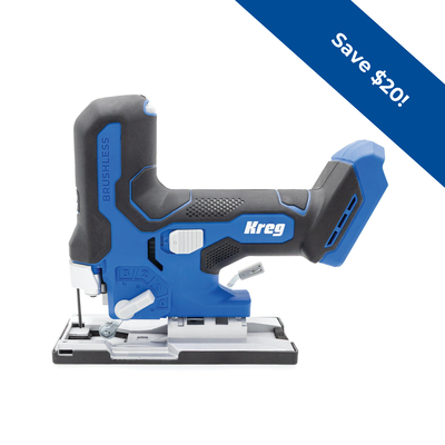 Kreg 20V Ionic Drive&trade; Barrel Grip Jigsaw (Tool Only)