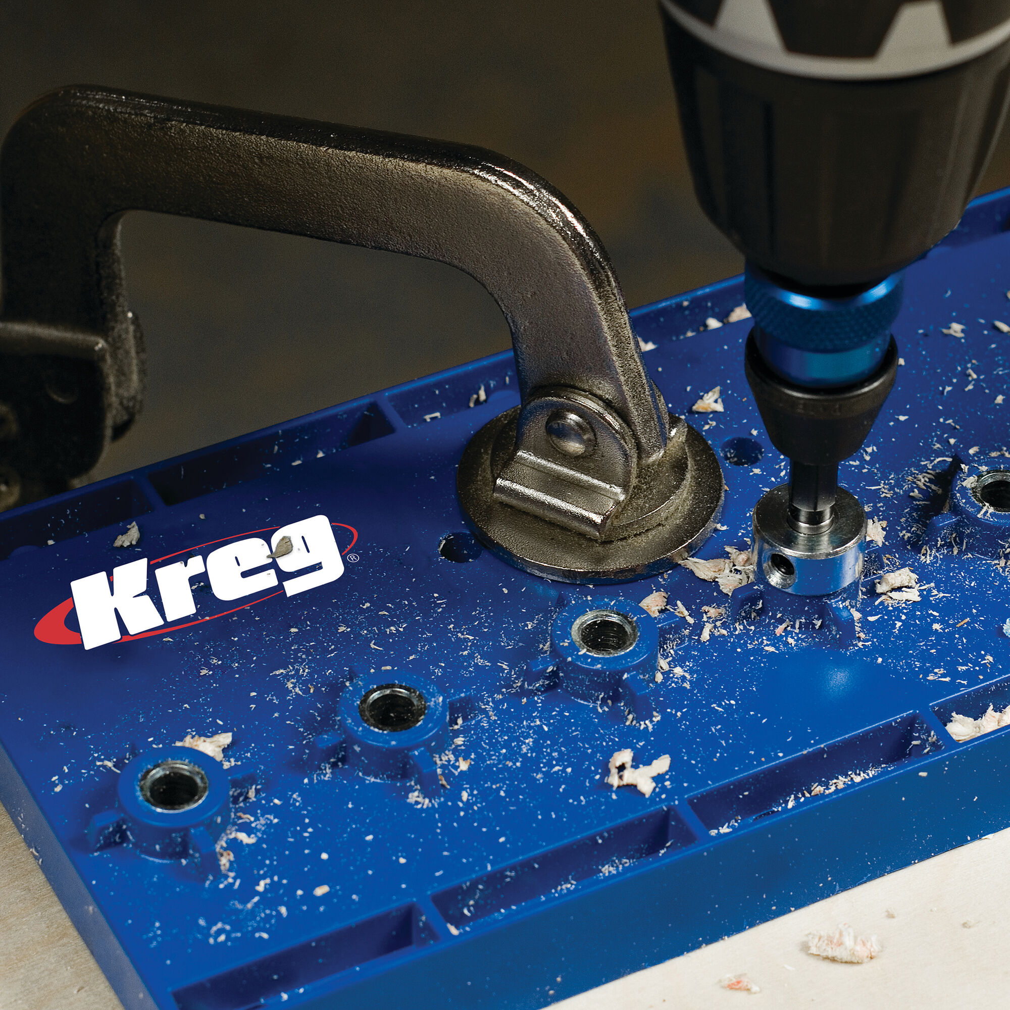 Shelf Pin Jig with 1/4" Bit Official Store Kreg Tool