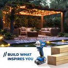 Kreg 20V Ionic Drive&trade; 1/2" Compact Impact Wrench Kit, , hi-res