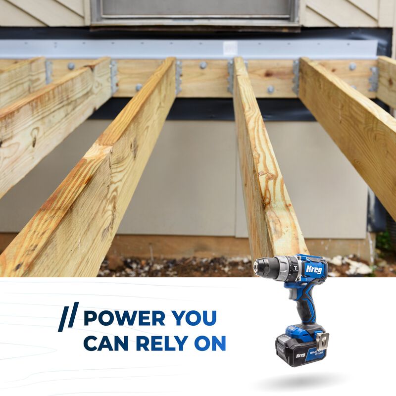 Kreg 20V Ionic Drive&trade; 1/2" Compact Hammer Drill Kit, , hi-res