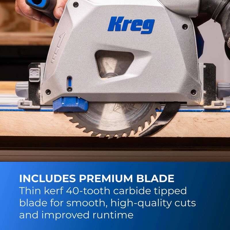 Kreg 20V Ionic Drive 6 12 PlungeCut Track Saw Tool Only  hires