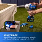 Kreg 20V Ionic Drive&trade; High Torque 1/2" Impact Wrench (Tool Only), , hi-res