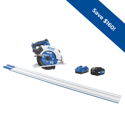 Kreg Accu-Cut&trade; + Ionic Drive&trade; 7 1/4" Circular Saw Project Kit