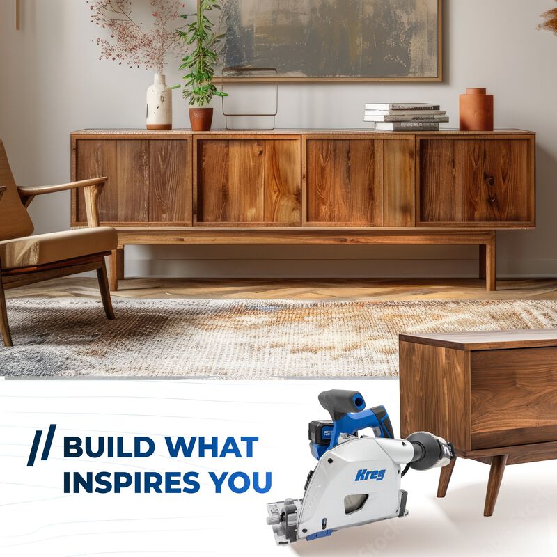 Kreg 20V Ionic Drive&trade; 6 1/2" Plunge-Cut Track Saw Kit, , hi-res