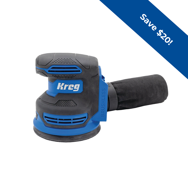Kreg 20V Ionic Drive 5 Random Orbit Sander Tool Only  hires
