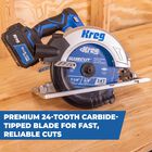 Kreg 7 1/4" SureCut&trade; General Purpose 24-Tooth Saw Blade, , hi-res