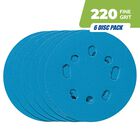 5" Sanding Disc - 6-pack - 220 Grit, , hi-res