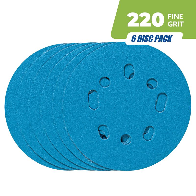 5 Sanding Disc  6pack  220 Grit  hires