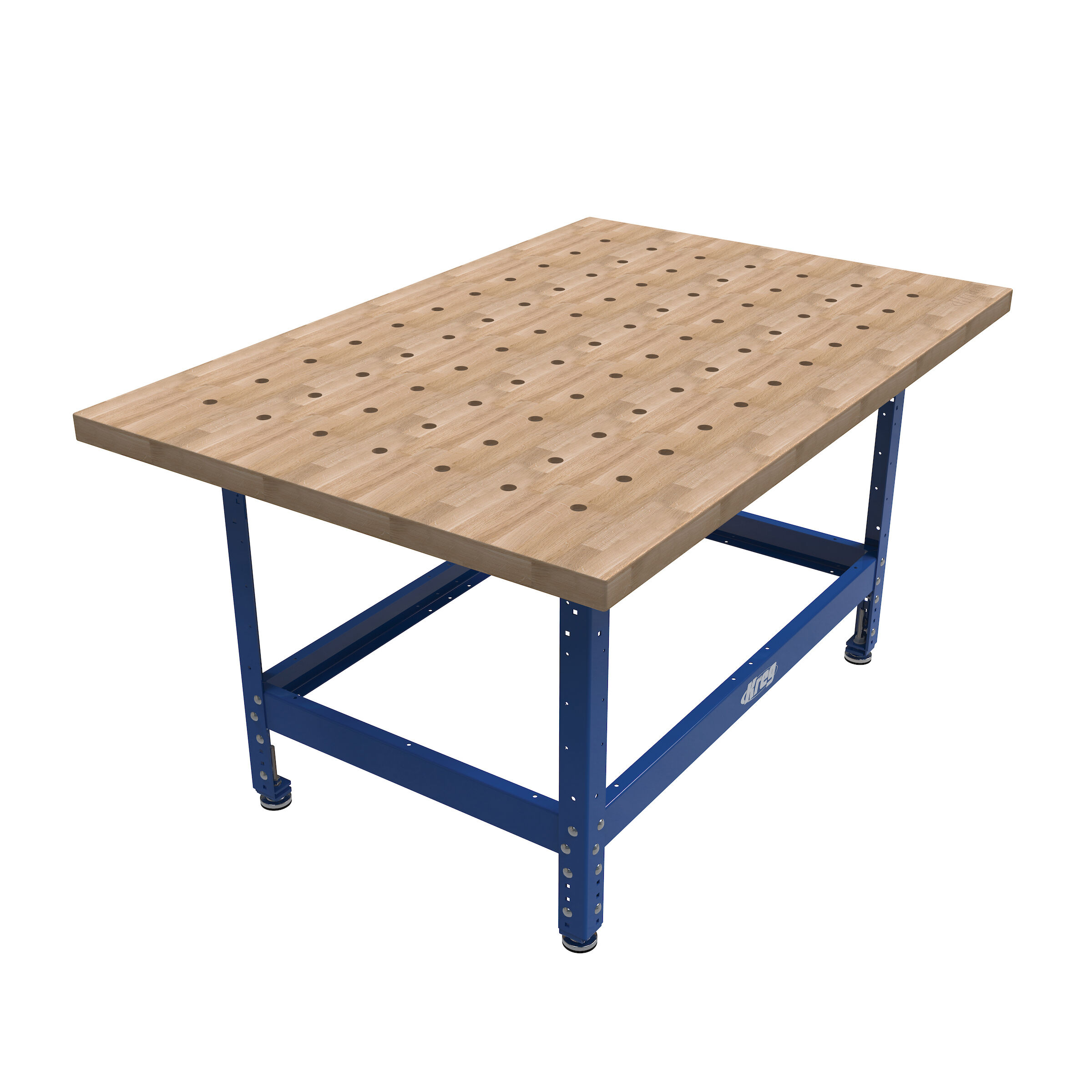 Woodworking Workbench with Dog Holes (48