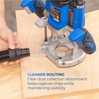 Kreg&reg; 20V Ionic Drive&trade; 2 1/4 HP Plunge Router Kit, , hi-res