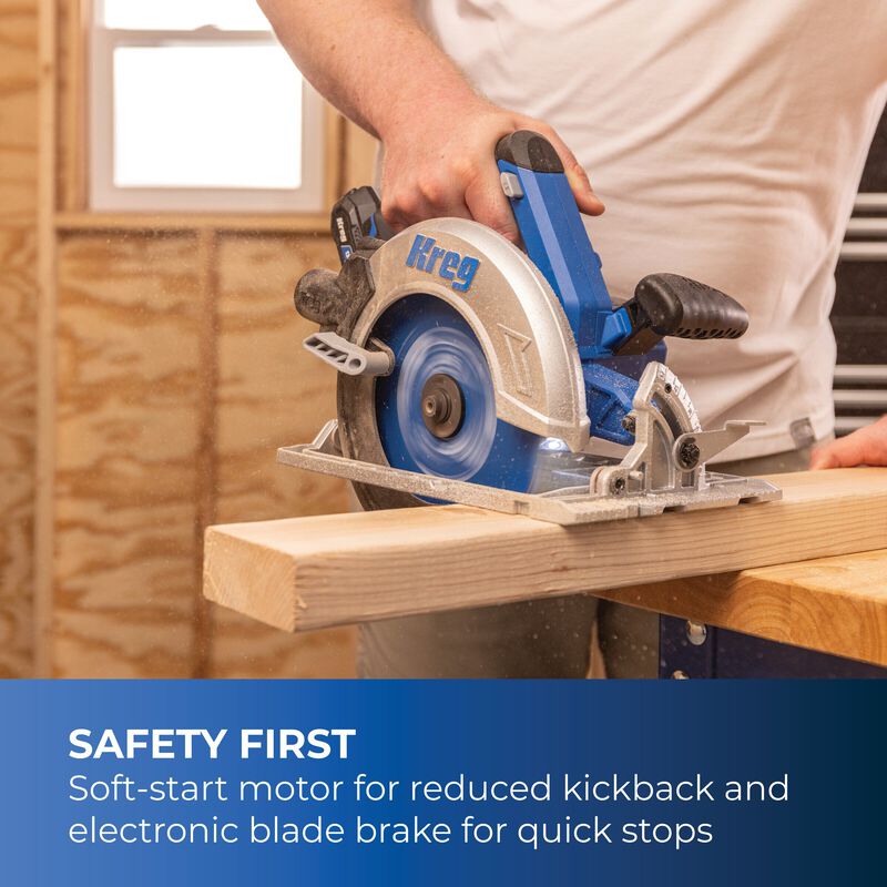 Kreg 20V Ionic Drive 7 14 Circular Saw Kit  hires