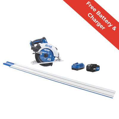 Kreg Accu-Cut™ + Ionic Drive™ 7 1/4" Circular Saw Project Kit,  Kreg Accu-Cut™ + Ionic Drive™ 7 1/4" Circular Saw Project Kit