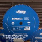 Kreg 12" SureCut™ Fine Finishing 80-Tooth Saw Blade, , hi-res