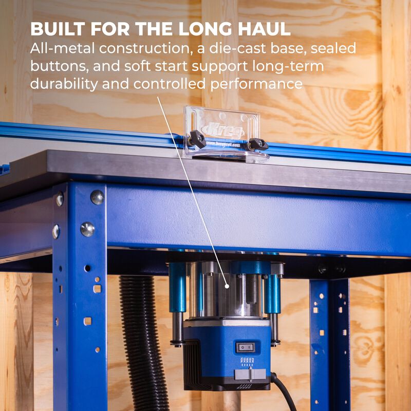 Kreg 3 14 HP SureSpeed FixedBase Router Motor  hires