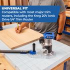 Trim Router Circle Guide, , hi-res