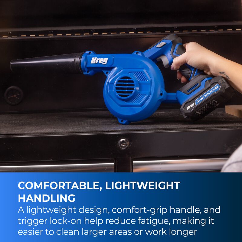 Kreg 20V Ionic Drive&trade; Shop Blower Kit, , hi-res