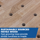 Hardwood Bench Top with Dog Holes, , hi-res