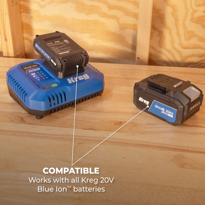 Kreg 20V Blue Ion&trade; Super Charger, , hi-res