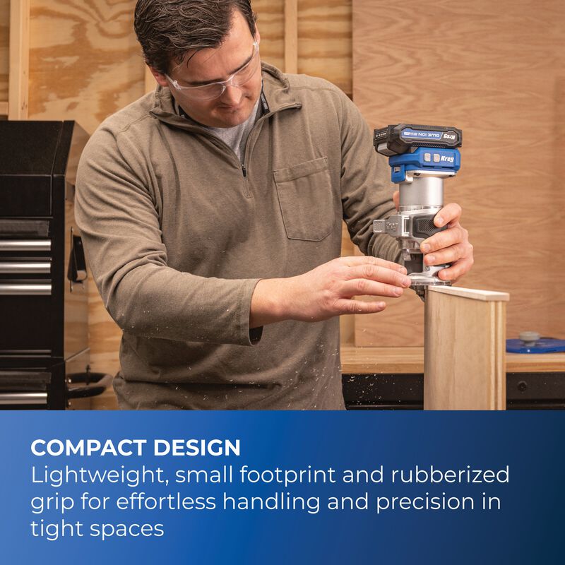 Kreg 20V Ionic Drive™ 1/4" Trim Router Kit, , hi-res