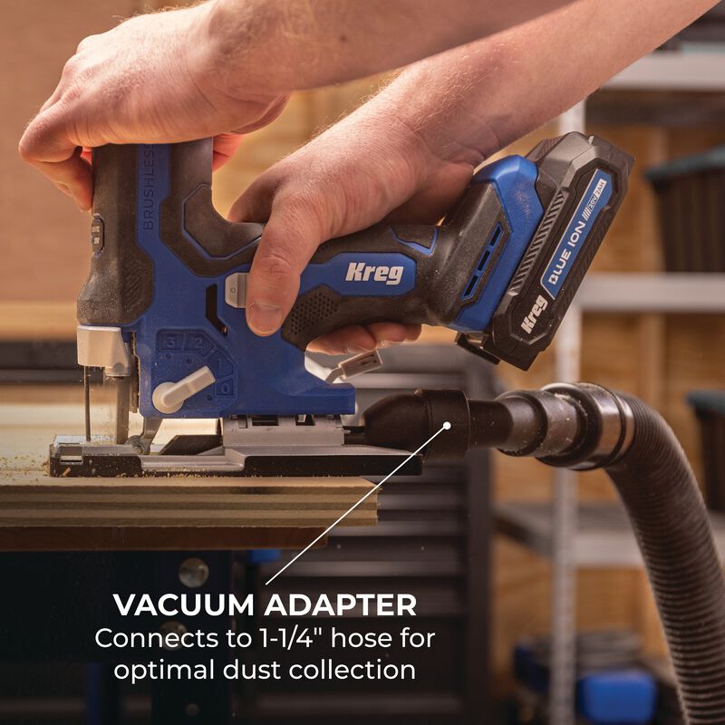 Kreg 20V Ionic Drive™ Barrel Grip Jigsaw (Tool Only), , hi-res
