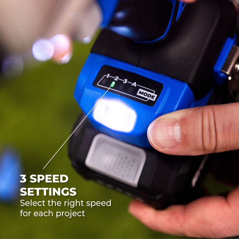 Kreg 20V Ionic Drive&trade; High Torque 1/2" Impact Wrench Kit, , hi-res