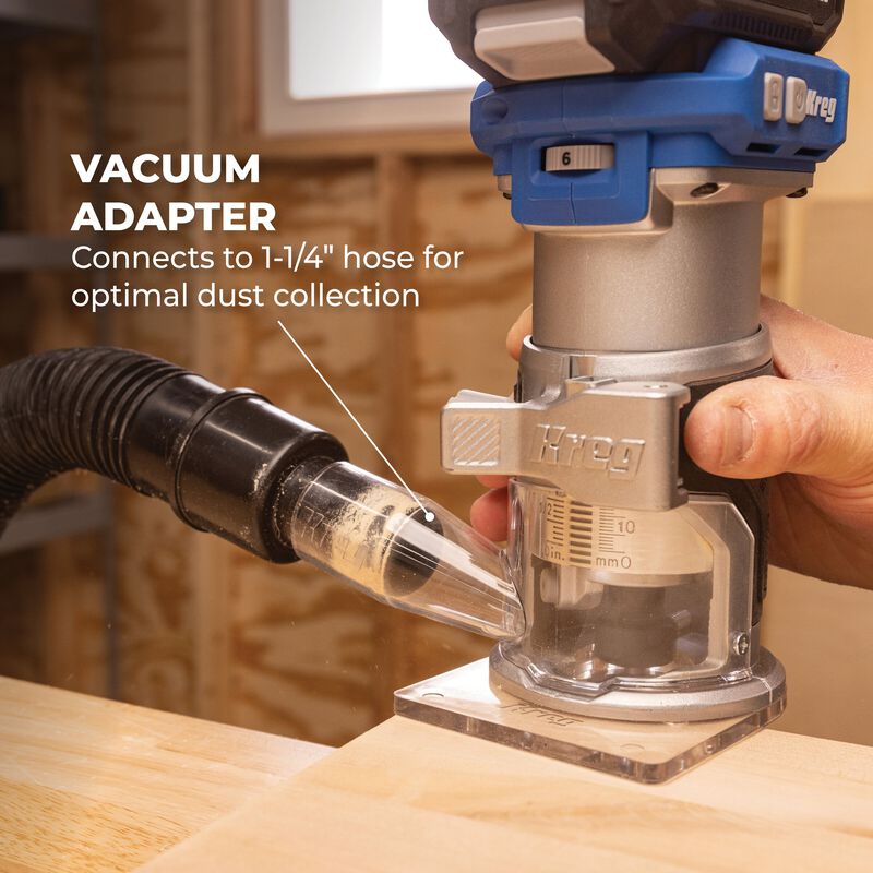 Kreg 20V Ionic Drive&trade; 1/4" Trim Router Kit, , hi-res